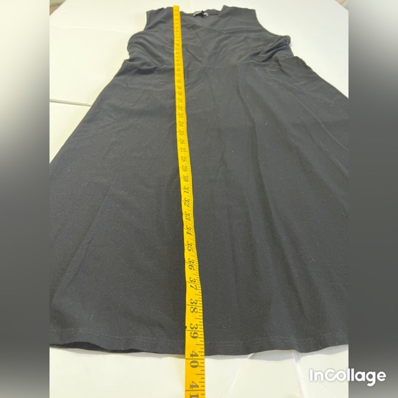Eileen Fisher Cross Front Sleeveless Dress - Picture 9 of 11